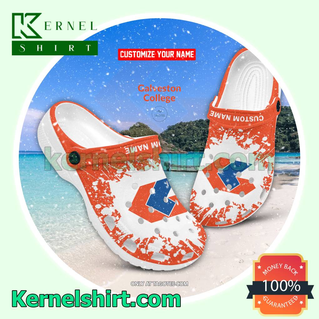 Galveston College Crocs Sandals