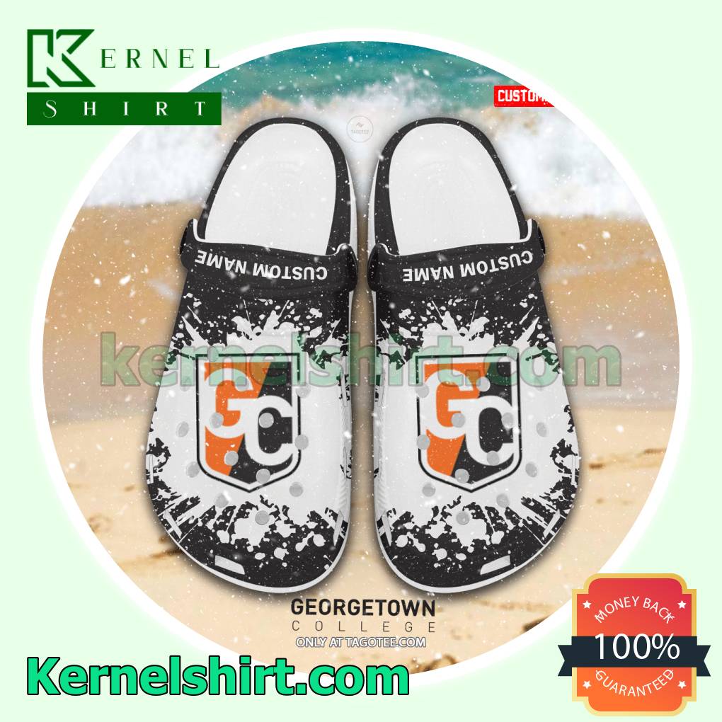 Georgetown College Crocs Sandals a