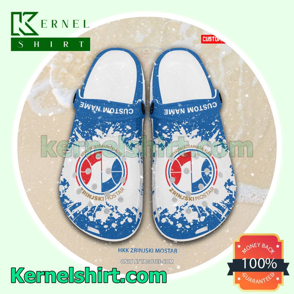 HKK Zrinjski Mostar Custom Crocs Sandals a