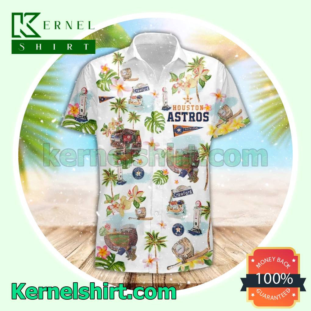 Houston Astros Hawaii Style Shirt Trending Hawaiian Shirt & Short