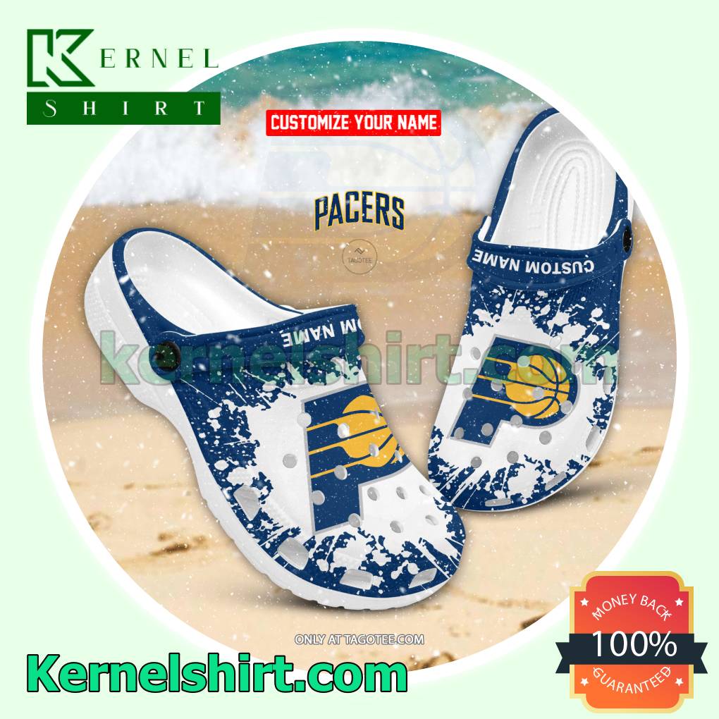 Indiana Pacers Custom Crocs Sandals