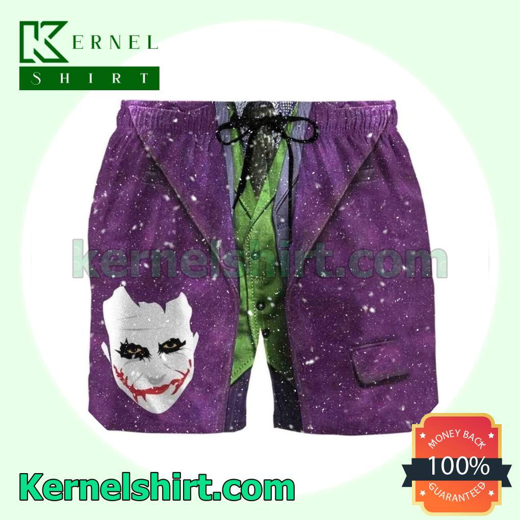 Joker Costume Beach Board Shorts a