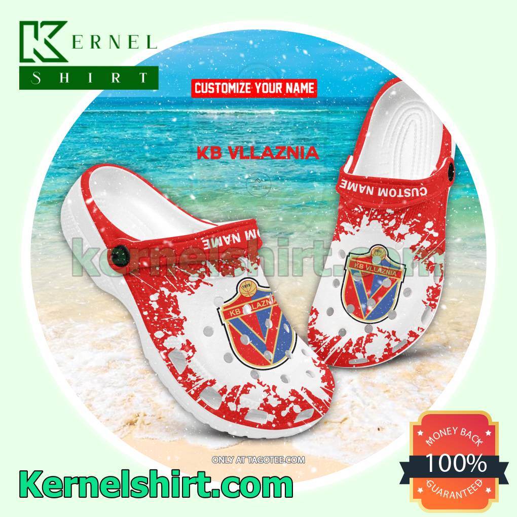 KB Vllaznia Custom Crocs Sandals