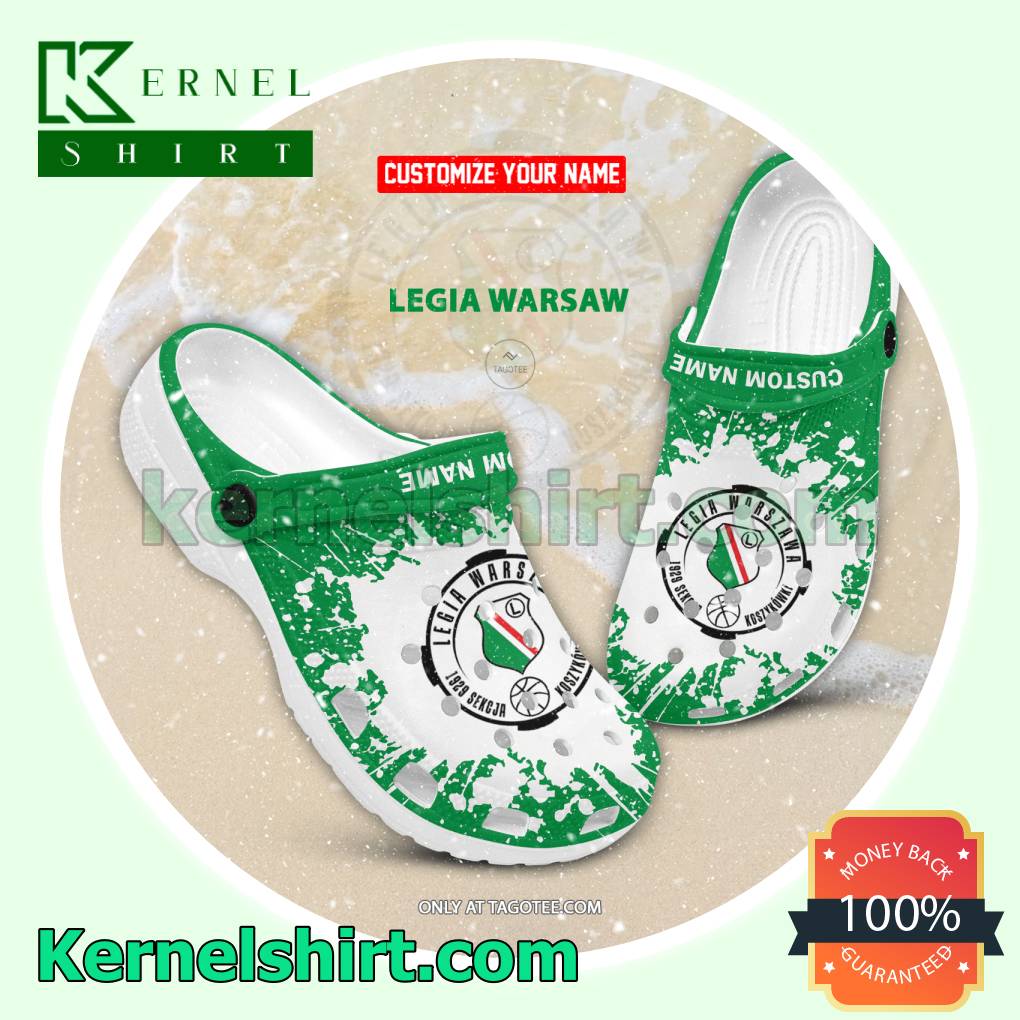 Legia Warsaw Custom Crocs Sandals