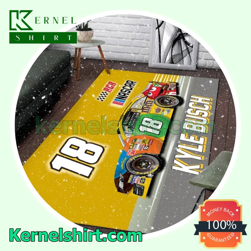 Nascar Kyle Busch 18 Entry Carpet a