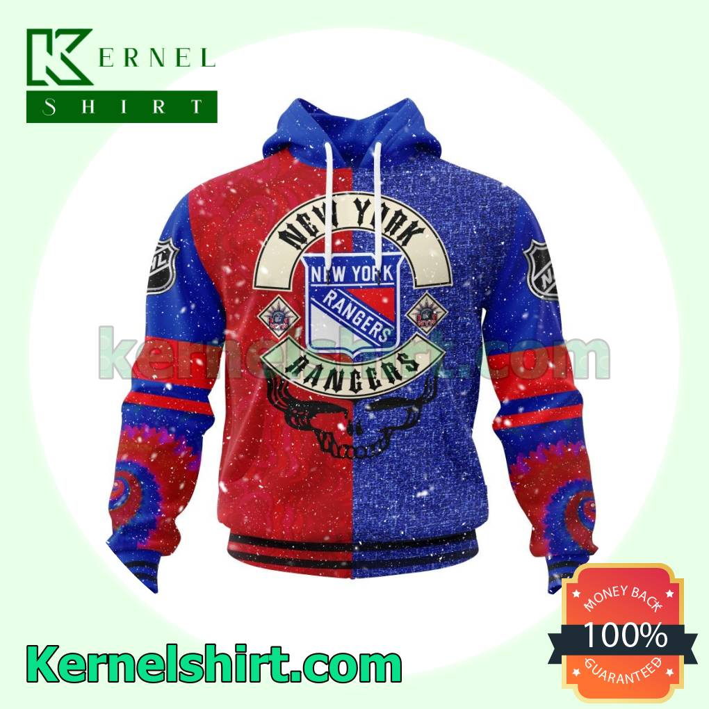 New York Rangers Grateful Dead Hooded Sweatshirt