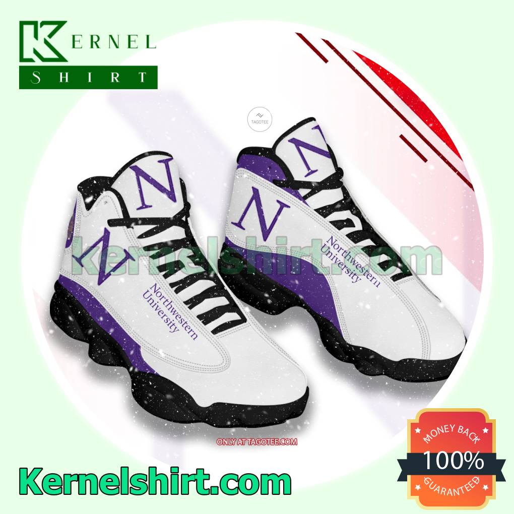 Northwestern University Logo Nike Running Sneakers