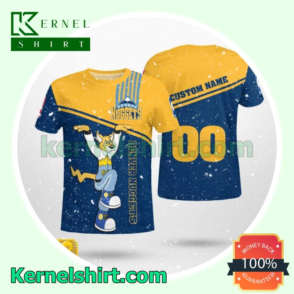 Personalized Nba Denver Nuggets Mascot Unisex Tee Shop trending fashion in USA and EU