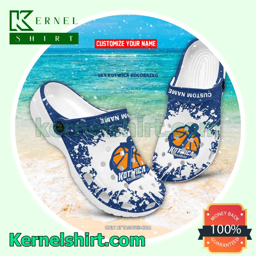 SKK Kotwica Kolobrzeg Custom Crocs Sandals - Shop trending fashion in USA  and EU