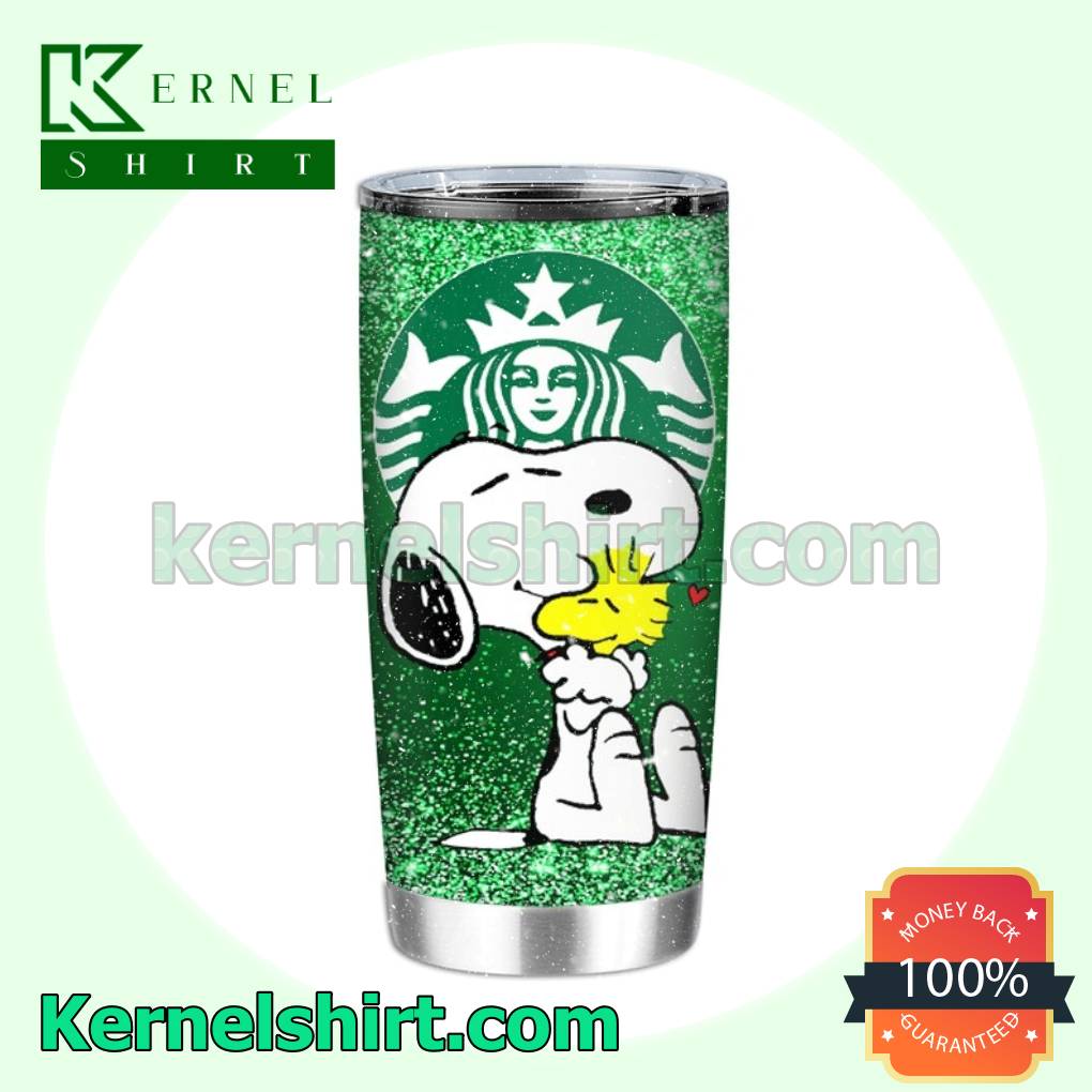 Snoopy And Woodstock Starbuck Travel Tumbler