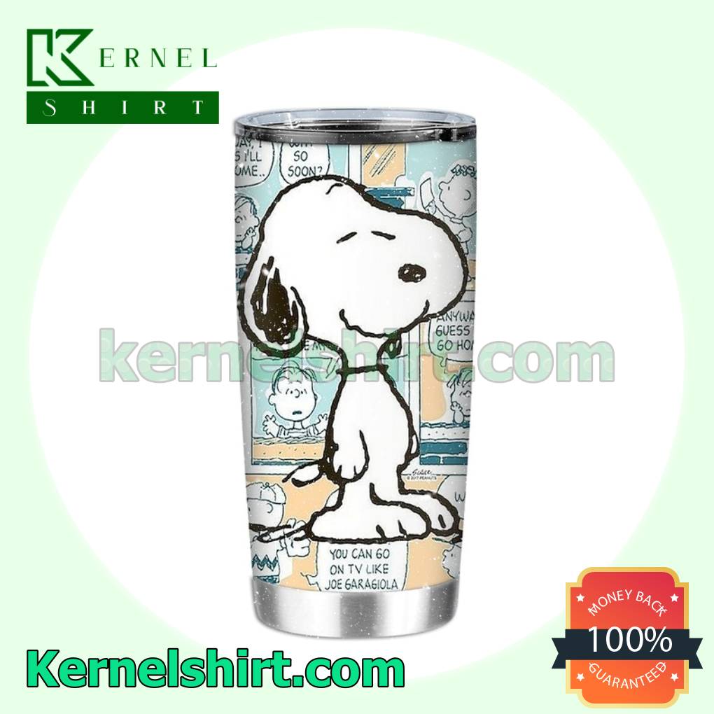 Snoopy Comic Book Travel Tumbler