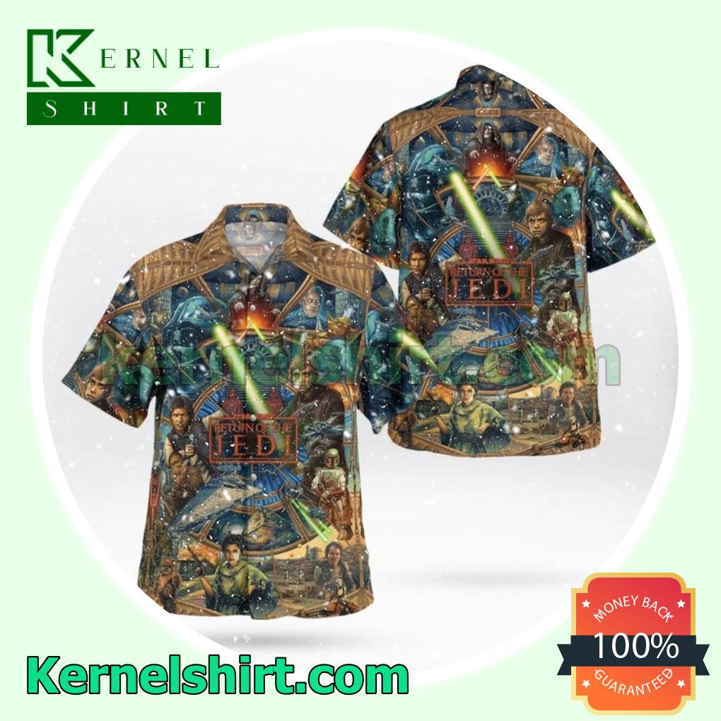 Star Wars Return Of The Jedi Men Shirt, Beach Shorts