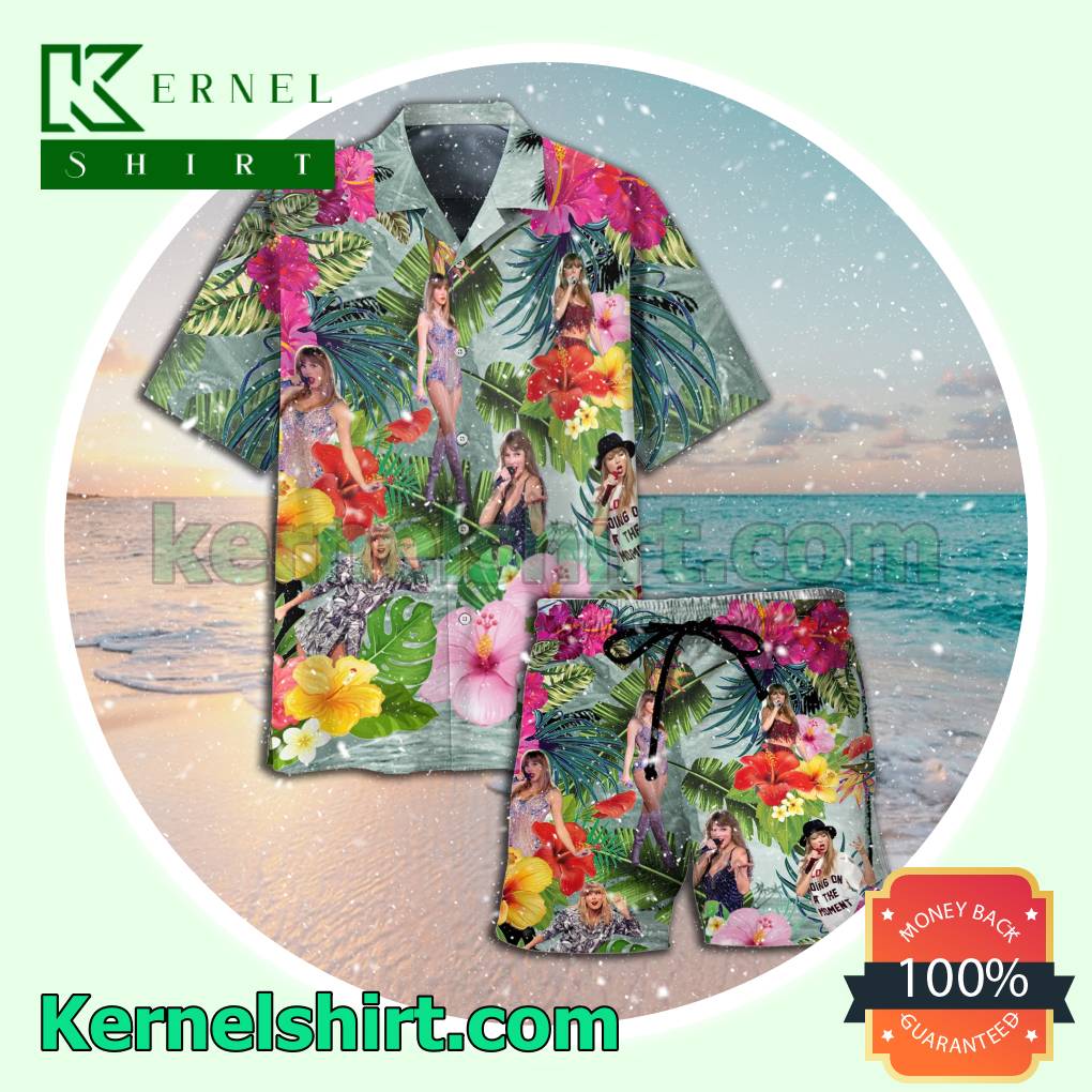 Taylor Swift Tropical Hibiscus Flower Women Shirt