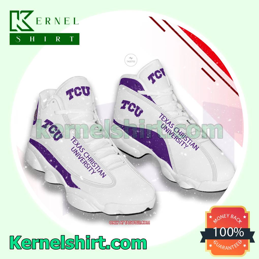 Texas Christian University Logo Nike Running Sneakers a