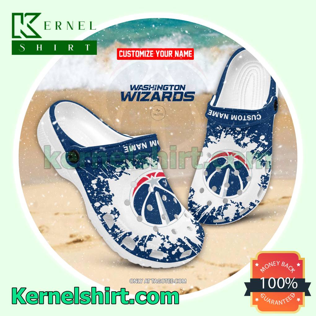 Washington Wizards Custom Crocs Sandals