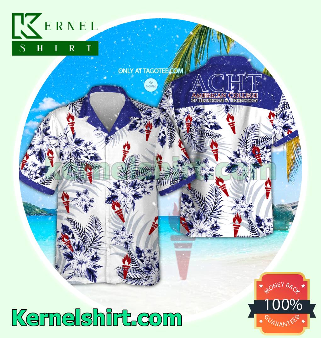 American College of Healthcare and Technology Summer Beach Shirts