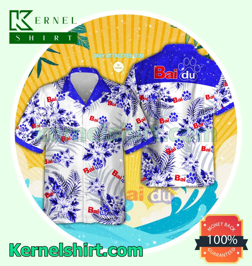 Baidu Summer Aloha Shirt