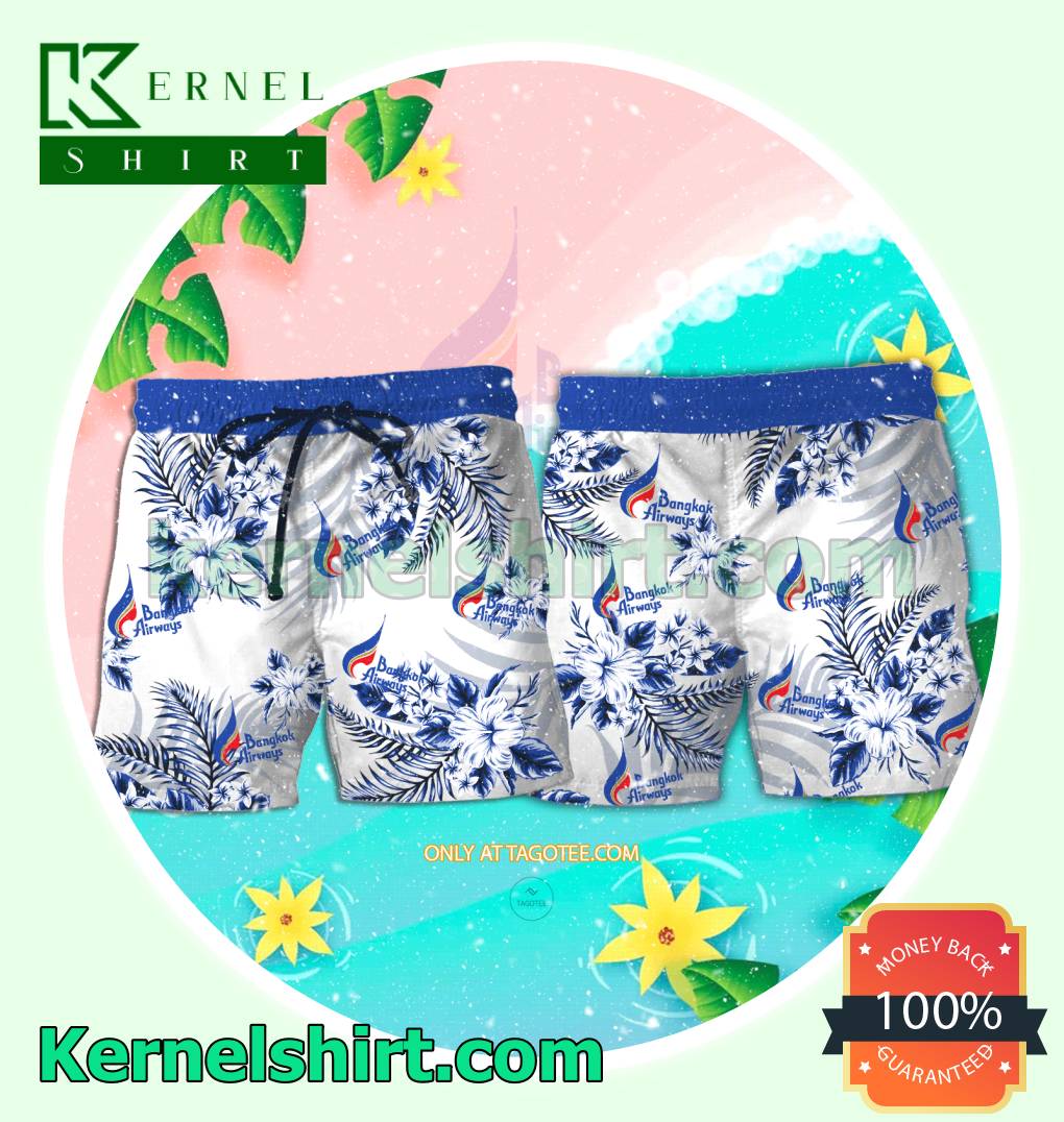 Bangkok Airways Summer Aloha Shirt a