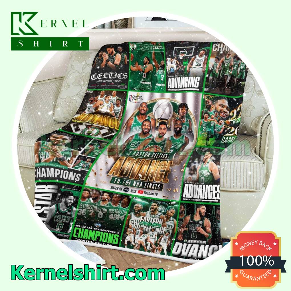 Awesome Boston Celtics Advance To The Nba Finals Warn Blanket