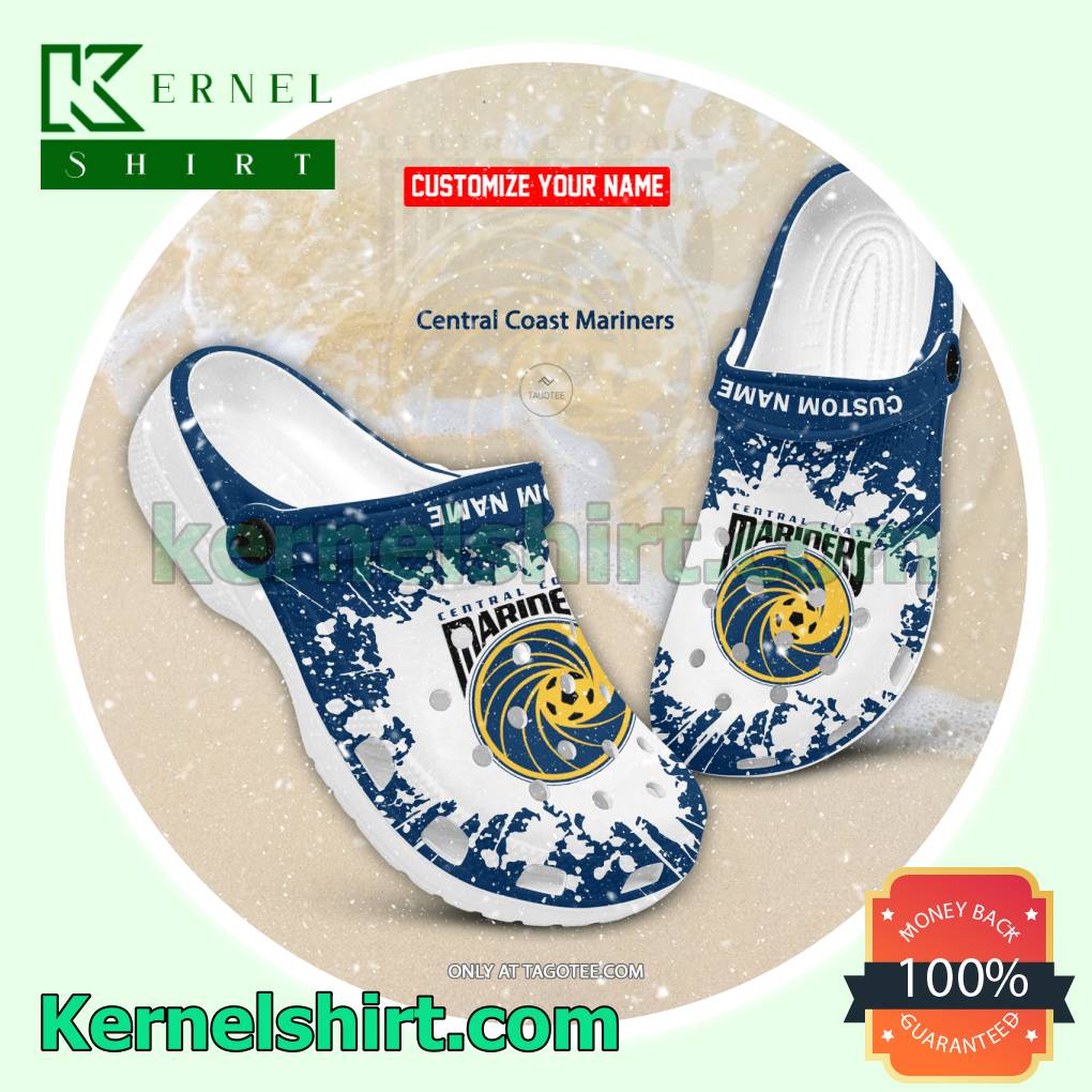 Central Coast Mariners Football Crocs Sandals