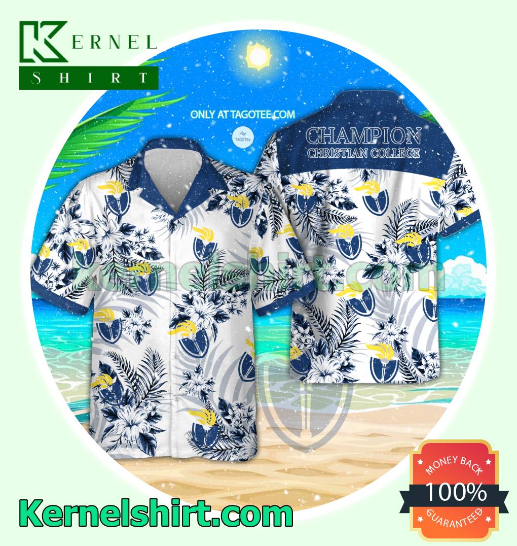 Champion Christian College Summer Beach Shirts