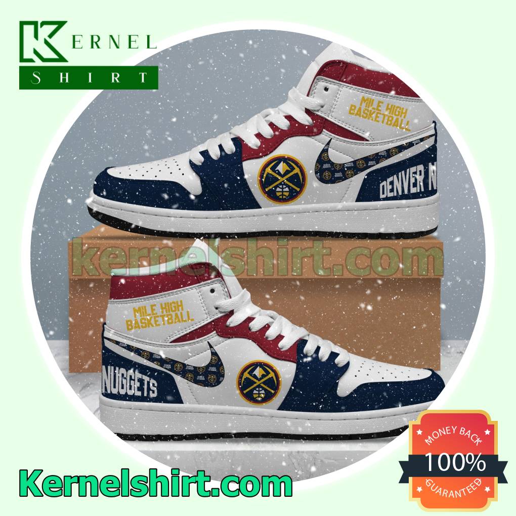 Denver Nuggets Mile High Basketball Nike Sneakers