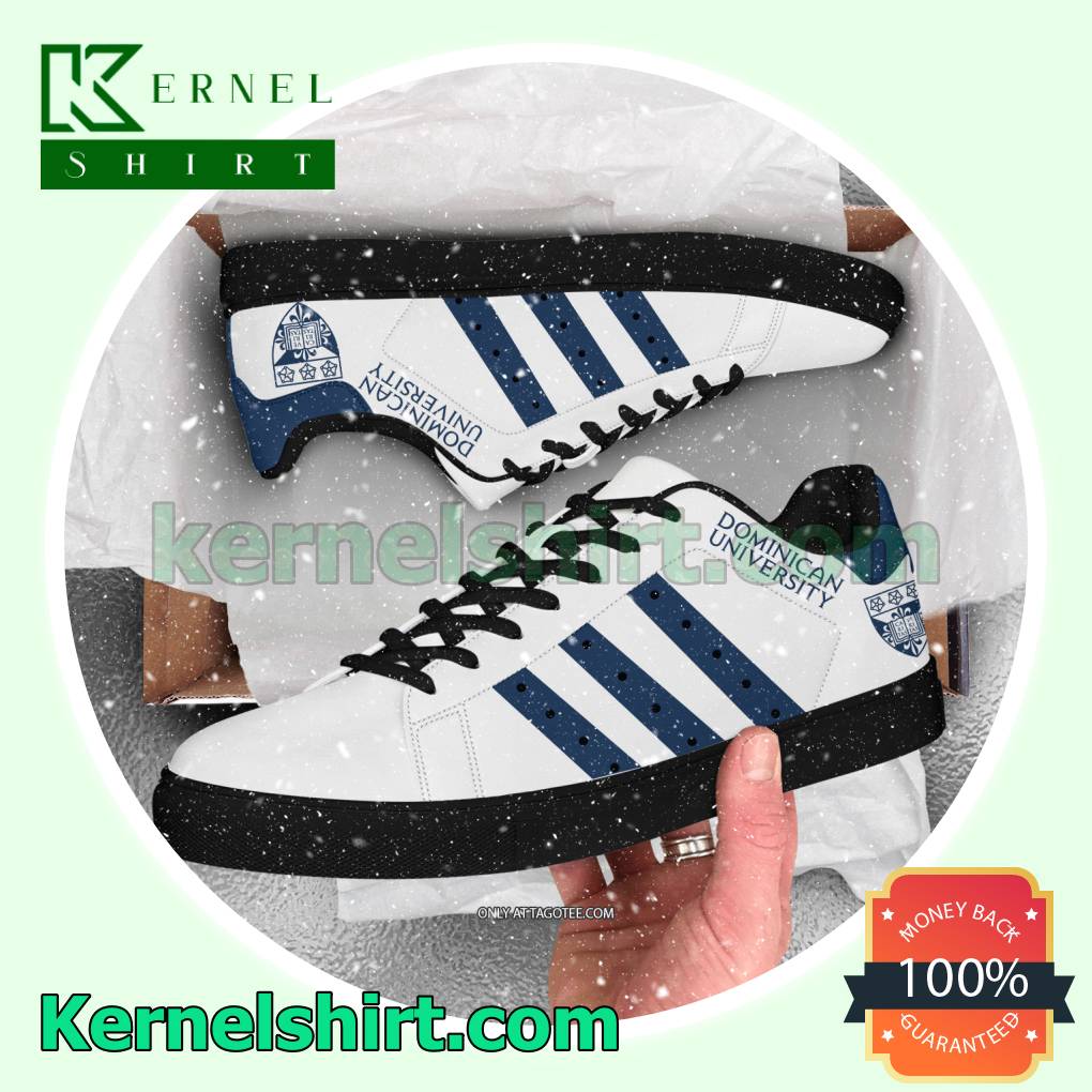 Dominican University Logo Adidas Sneakers a