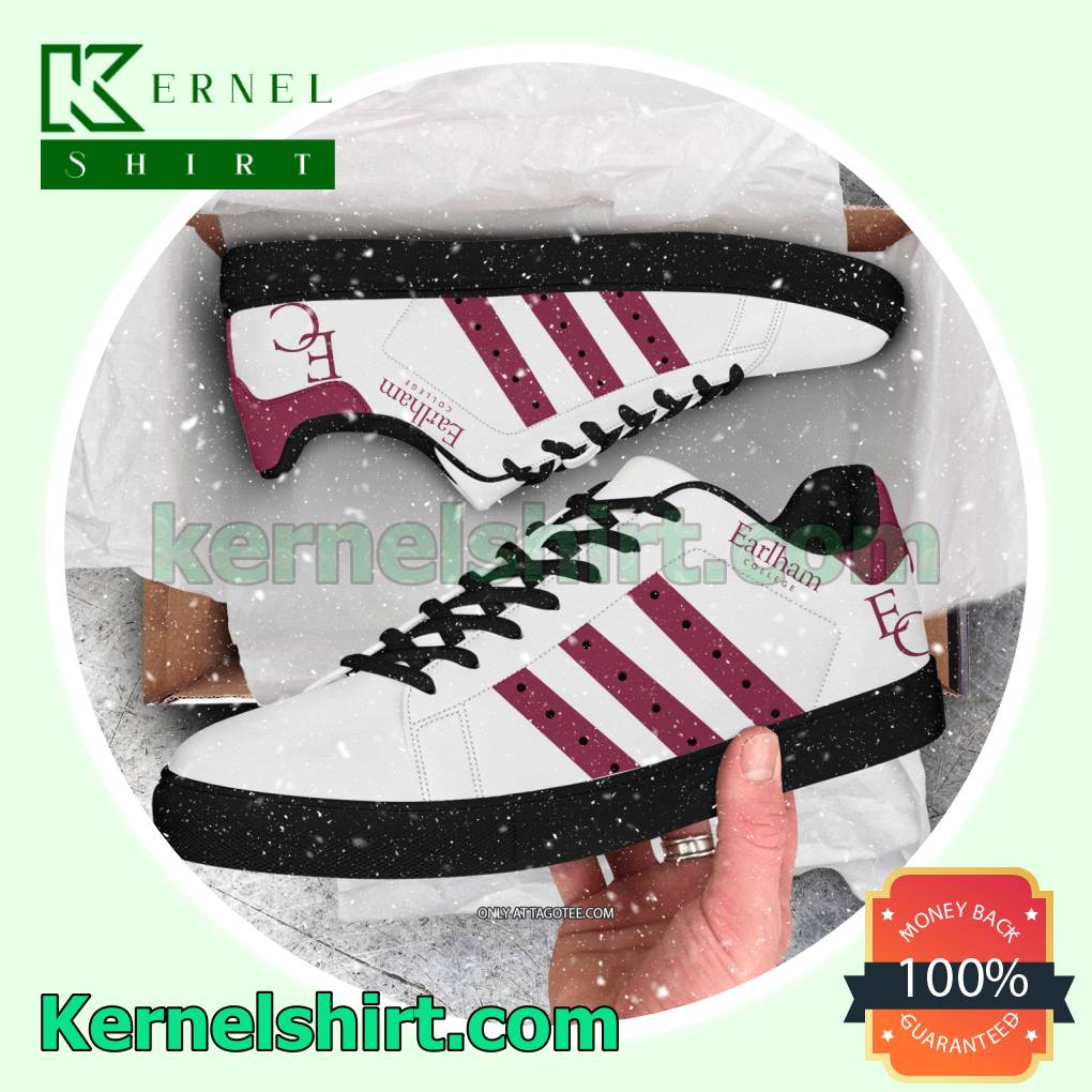 Earlham College Logo Adidas Sneakers a