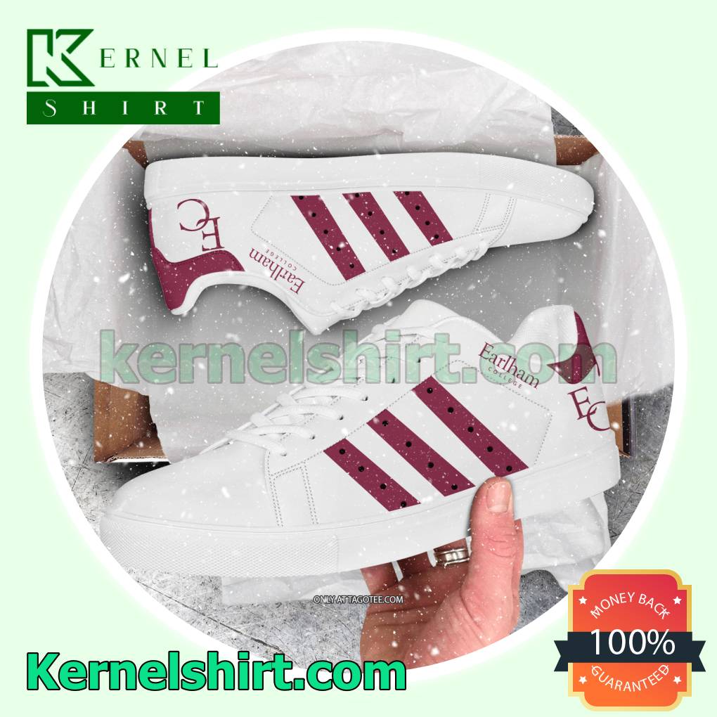 Earlham College Logo Adidas Sneakers