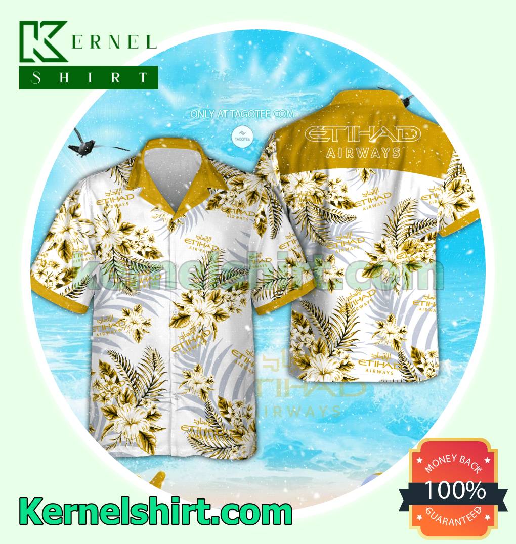 Etihad Airways Summer Aloha Shirt