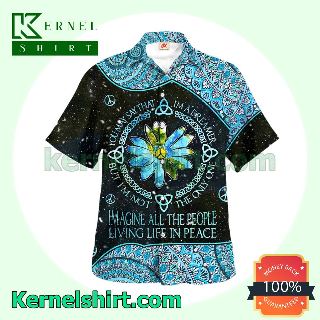 Fendt Tropical Floral Personalized Beach Women Shirt