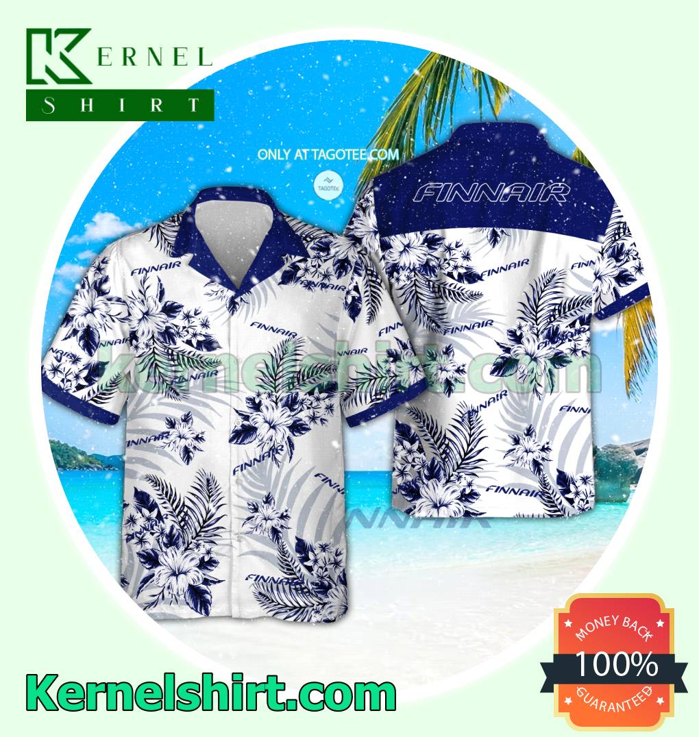 Finnair Summer Aloha Shirt