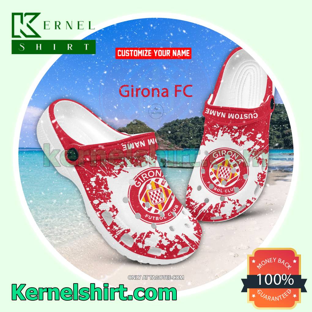 Girona FC Football Crocs Sandals