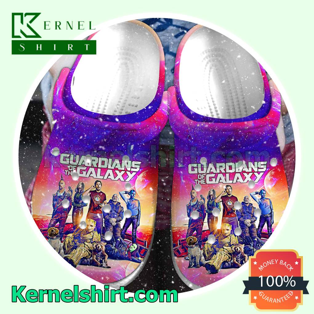 Guardians Of The Galaxy Multicolor Crocs Sandals