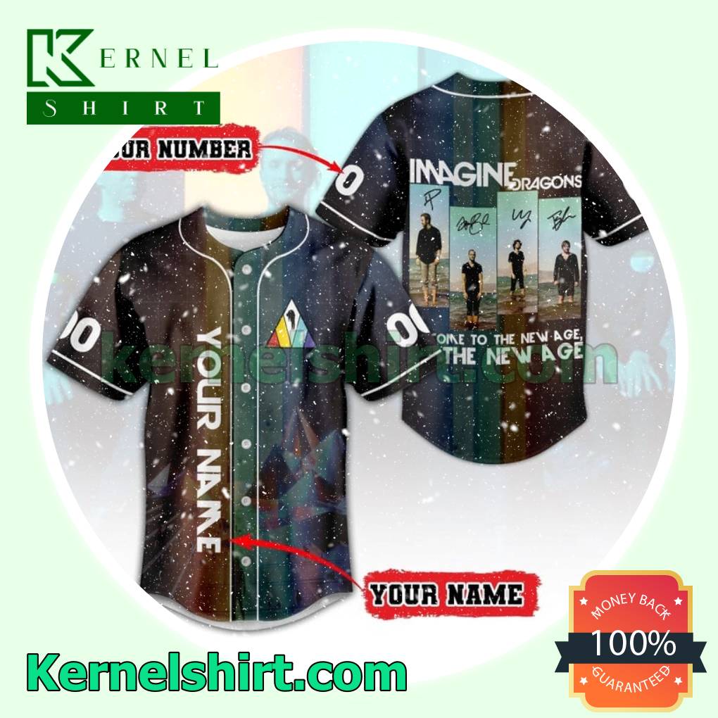 Imagine Dragons Welcome To The New Age Personalized Fan Jersey Shirts