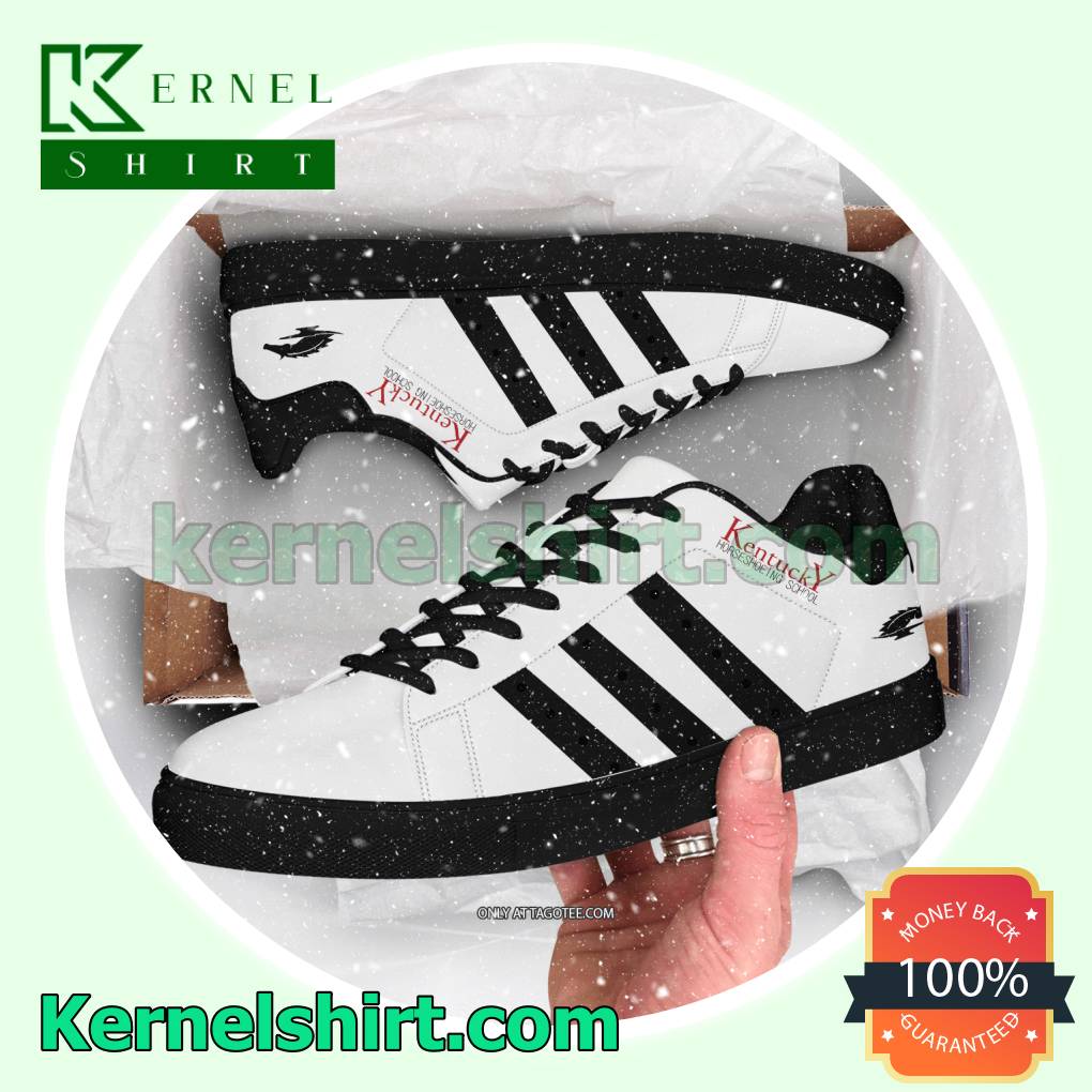 Kentucky Horseshoeing School Logo Adidas Sneakers a