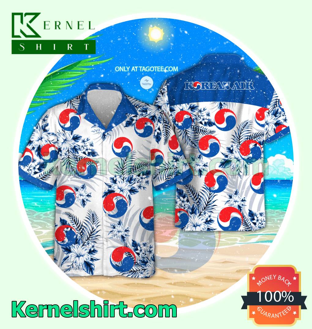 Korean Air Summer Aloha Shirt