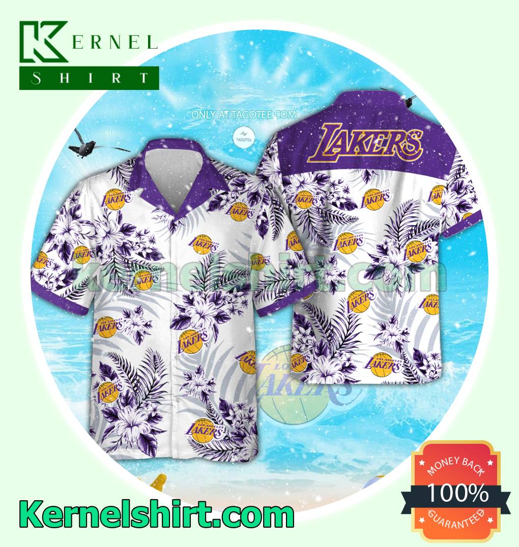 Los Angeles Laker Cheap Hawaiian Shirt For Men Women - T-shirts