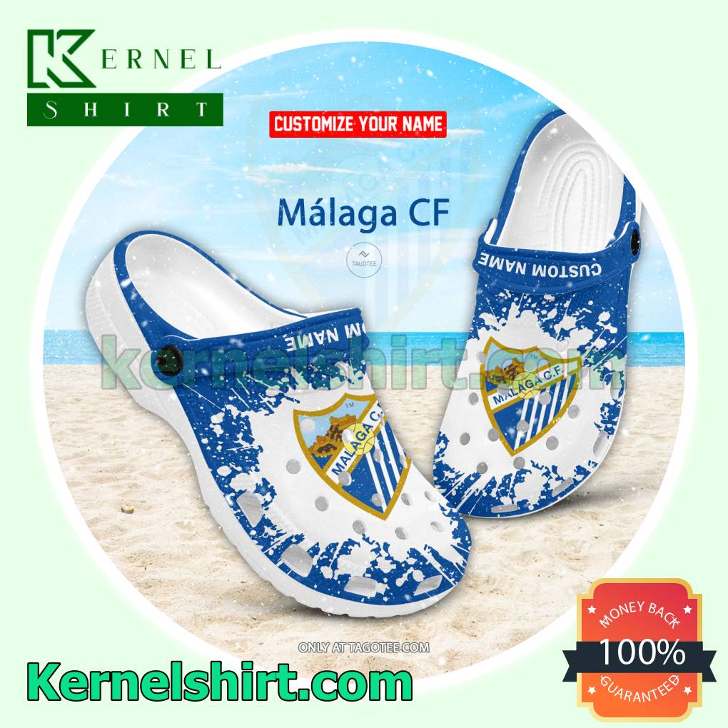 Málaga CF Football Crocs Sandals