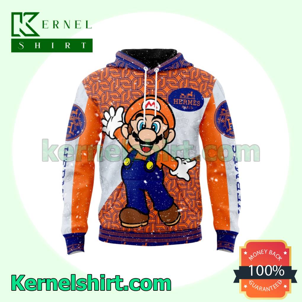 Mario Hermès Hooded Sweatshirts