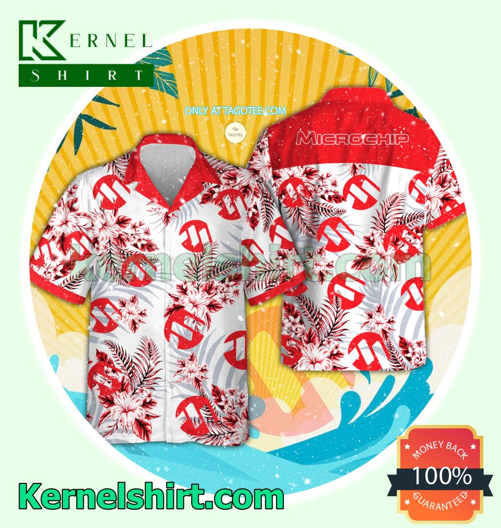 Microchip Technology Summer Aloha Shirt