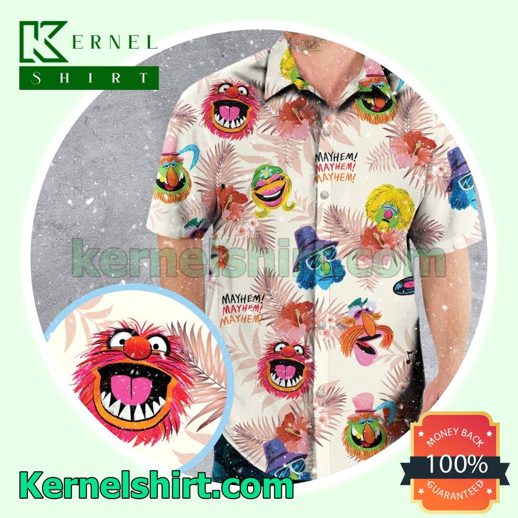 Muppets Dr Teeth And The Electric Mayhem Short Sleeve Shirt