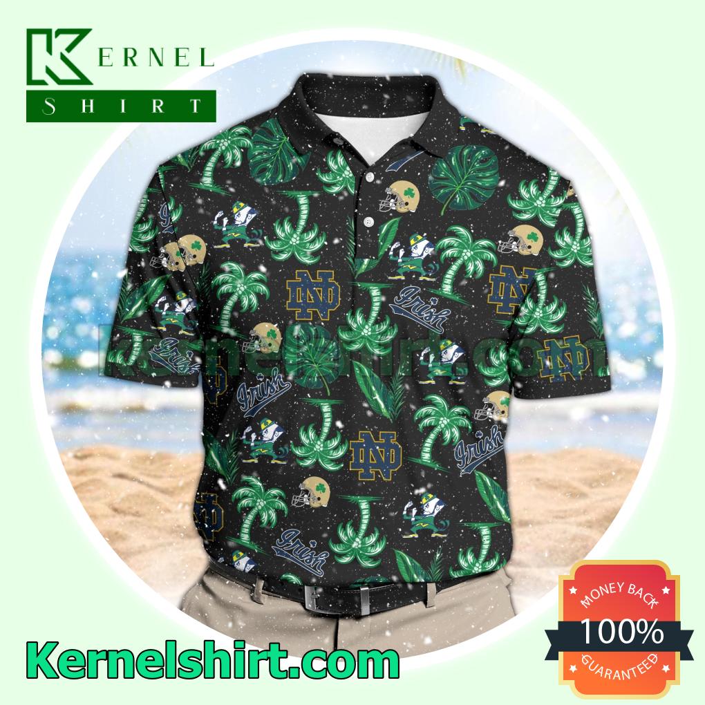 Awesome Notre Dame Fighting Irish Sport Team Palm Tree Men Polo