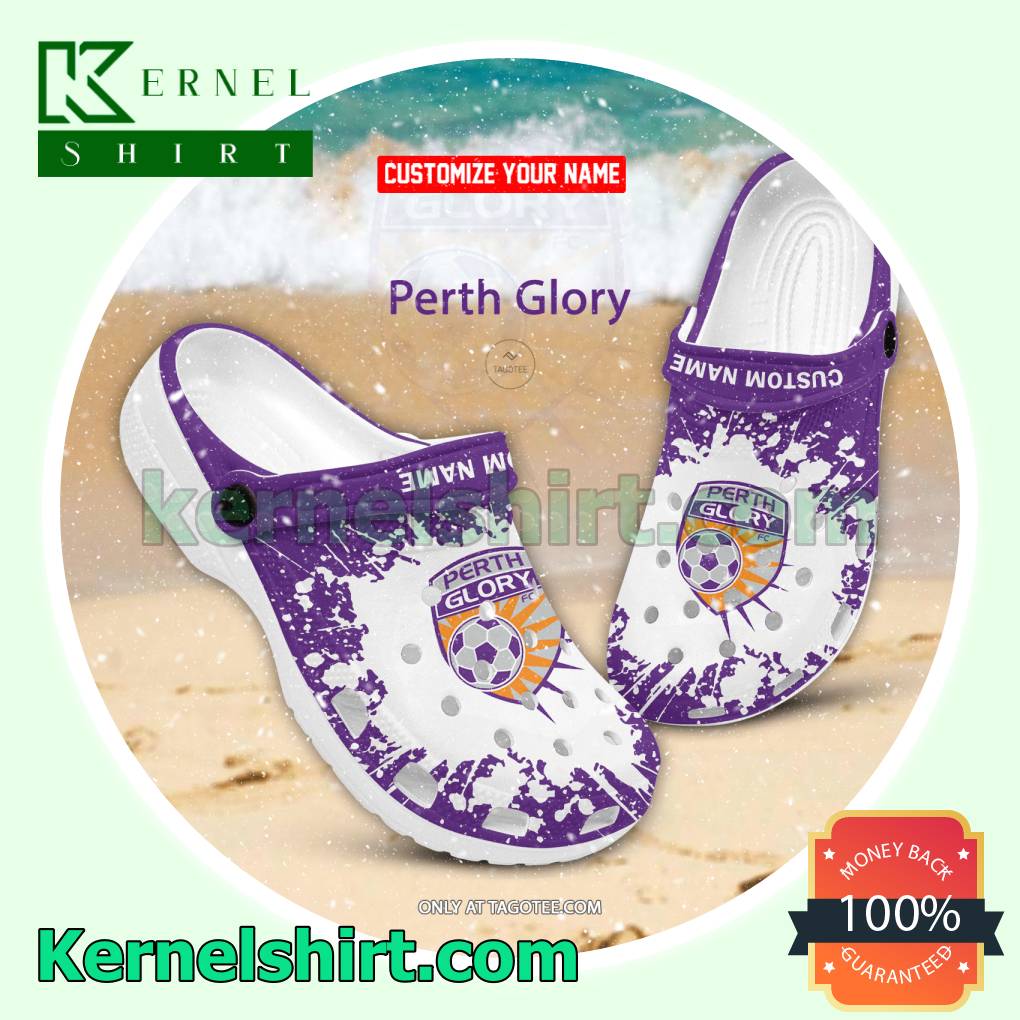 Perth Glory Football Crocs Sandals