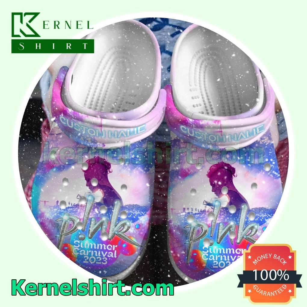 Pink Summer Carnival 2023 Personalized Classic Crocs