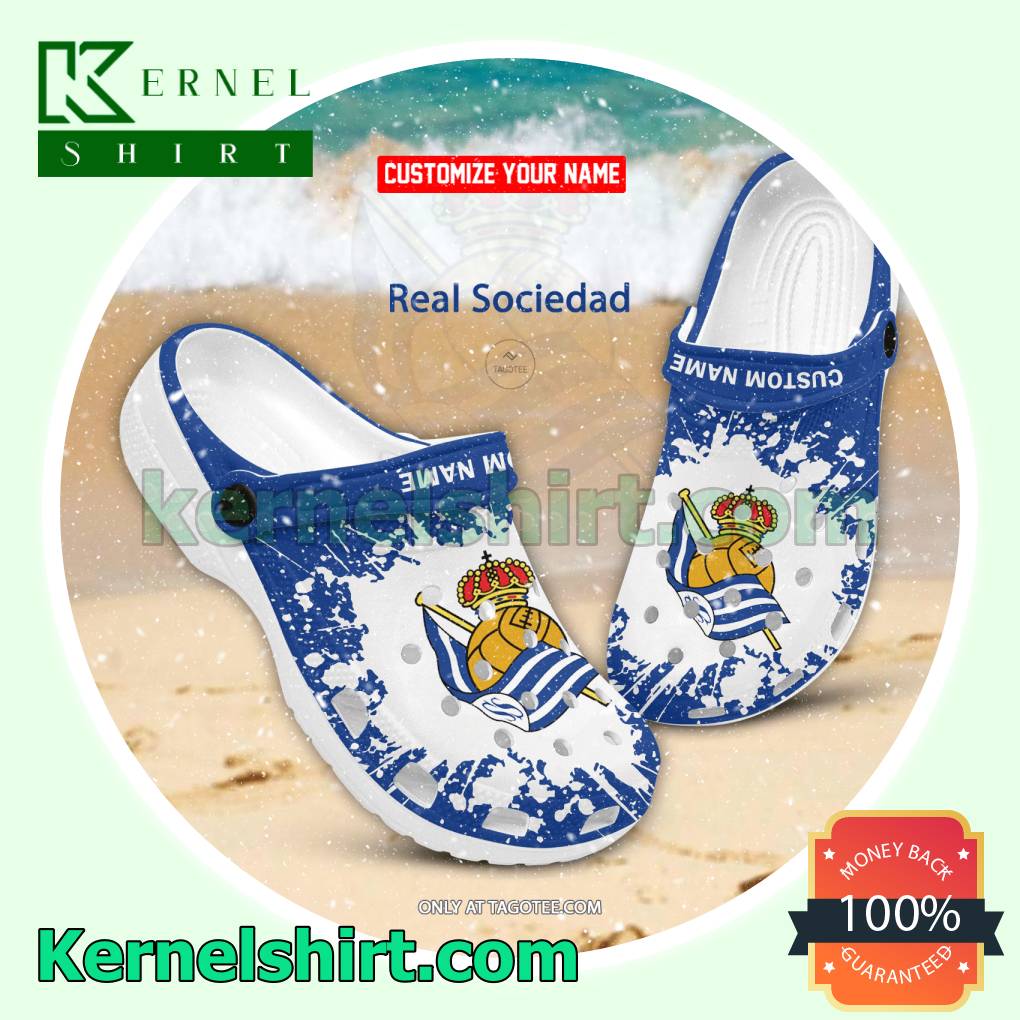 Real Sociedad Football Crocs Sandals