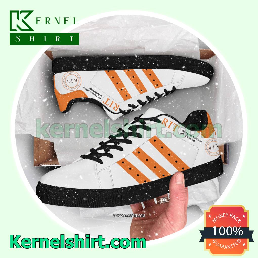 Rochester Institute of Technology Logo Adidas Sneakers a