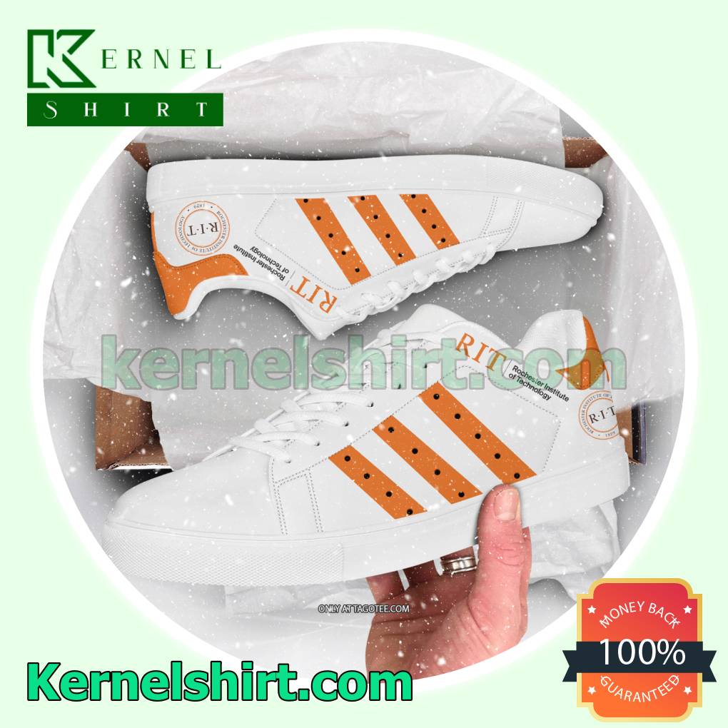 Rochester Institute of Technology Logo Adidas Sneakers
