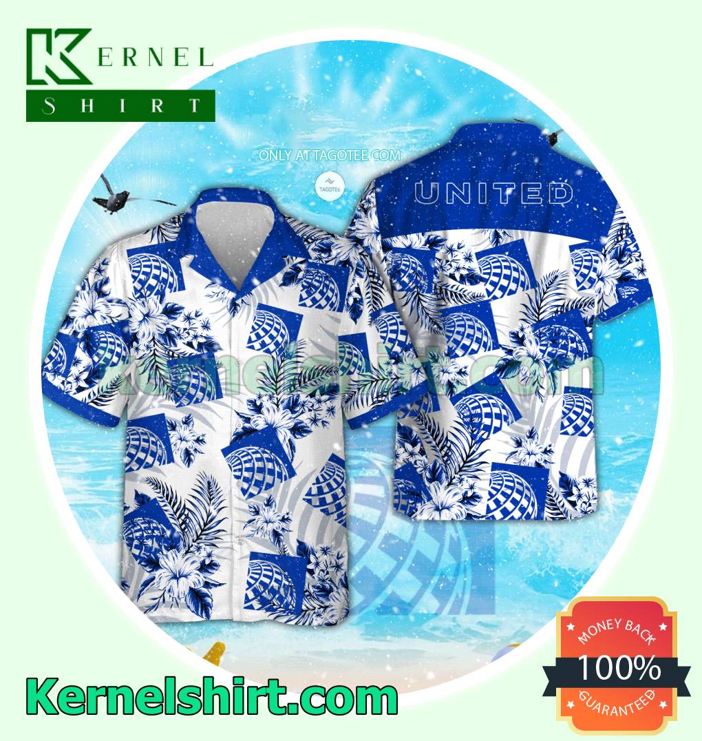 United Airlines Summer Aloha Shirt