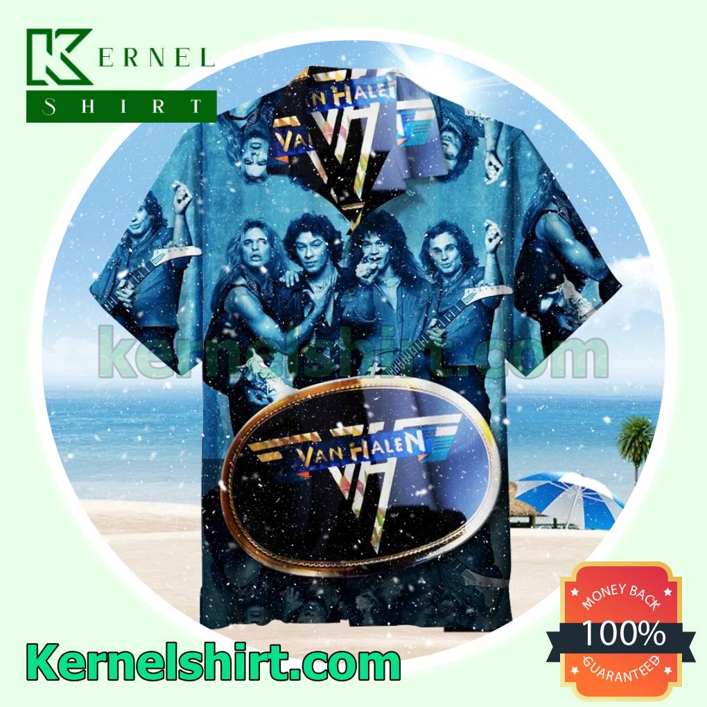 Van Halen Blue Short Sleeve Shirt